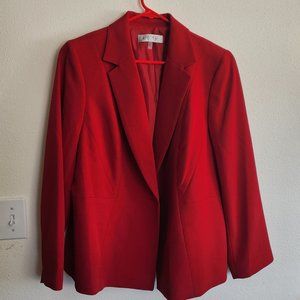 Kasper Blazer, Red, Size 14W